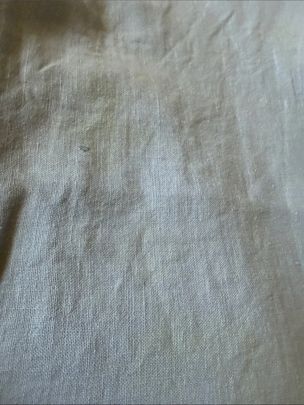 Blue linen rectangular tablecloth 80”x62”